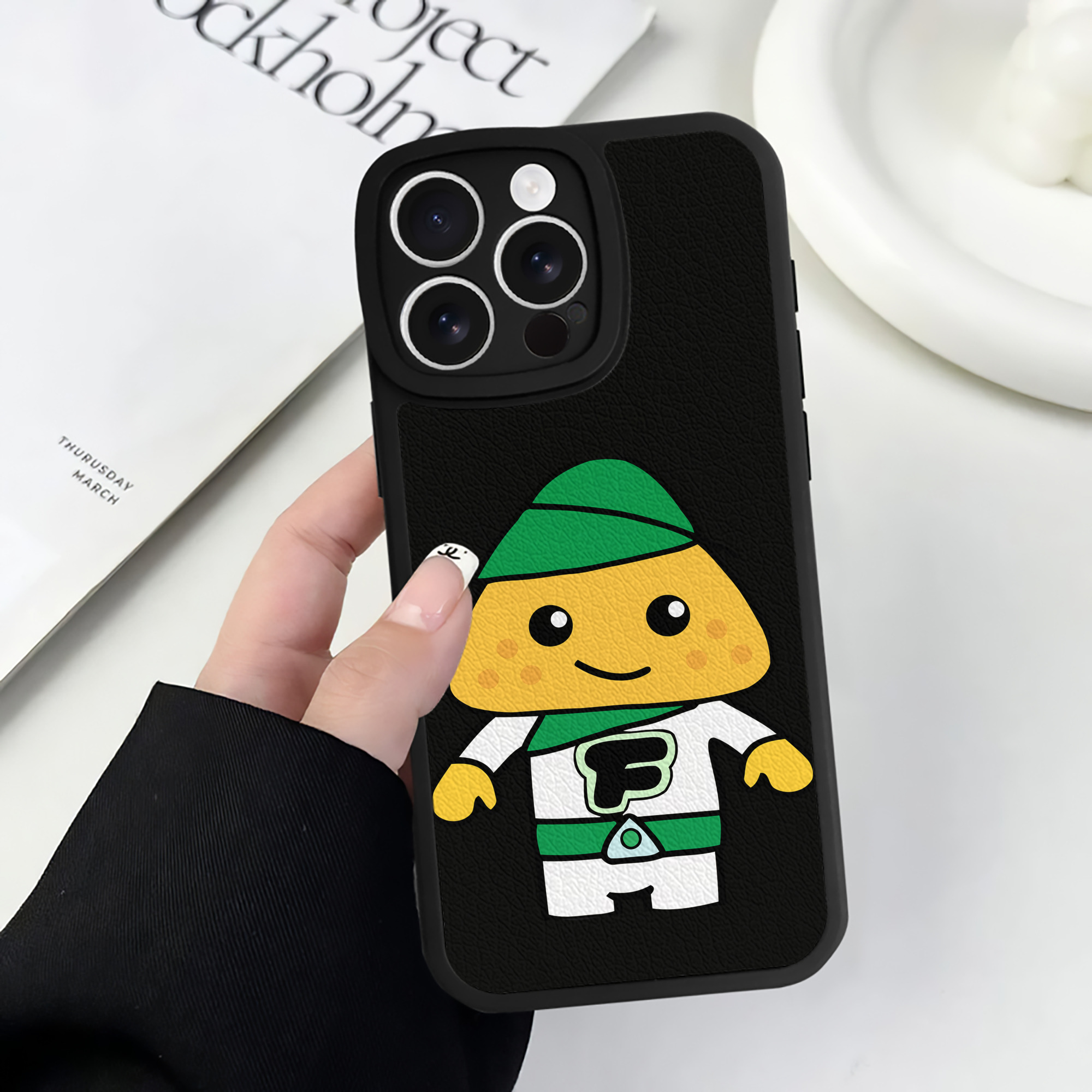（画像用） アンパンマン Anpanman 【iPhone 16シリーズ対応】シリコンスマホケース（レザー調） 材質：シリコン